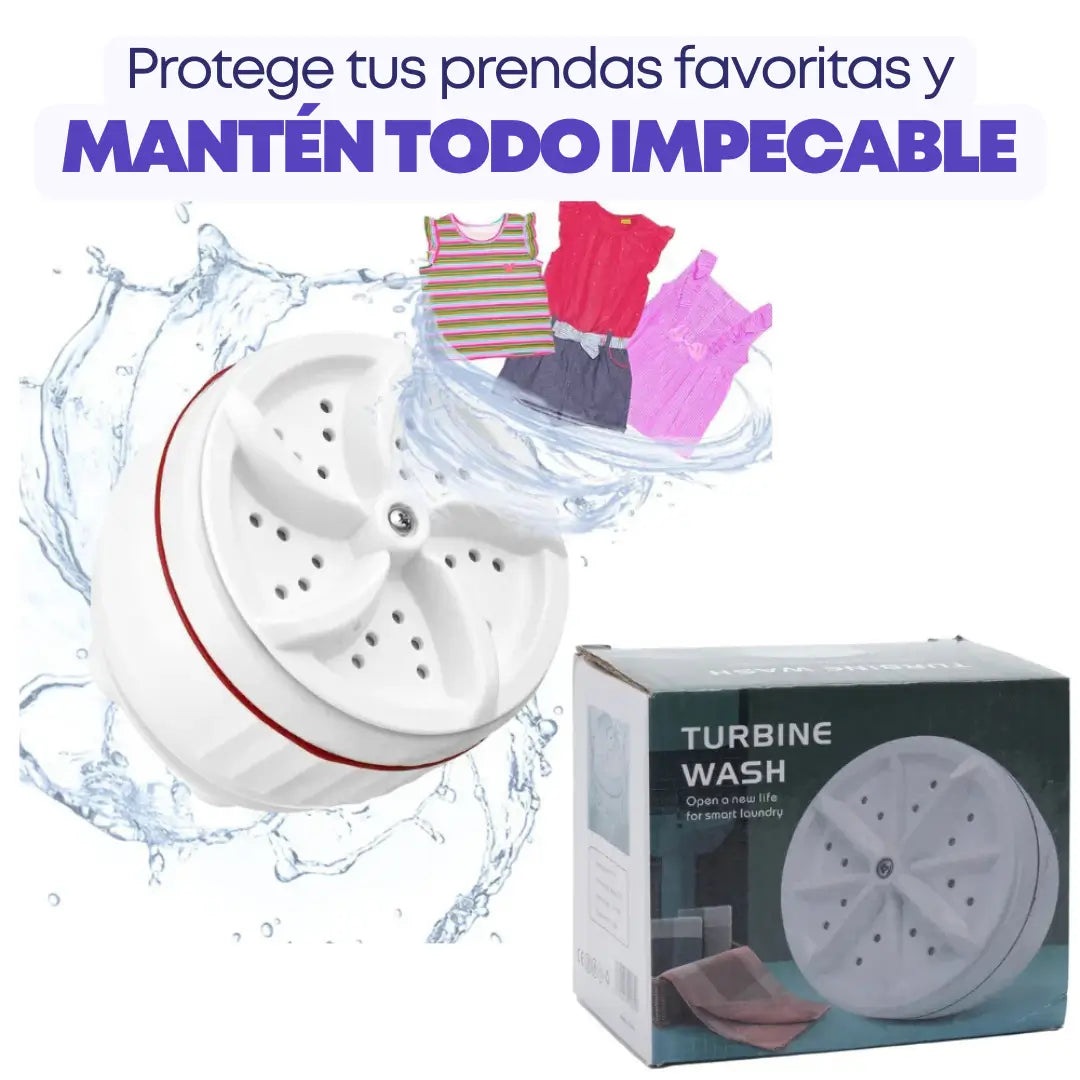 Mini Lavadora Portátil - Protección y Cuidado para tus Prendas Más Finas