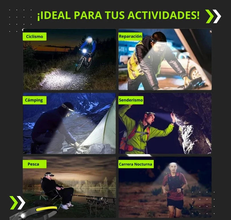 🌧️ LINTERNA XRP IMPERMEABLE Y RECARGABLE 🔋