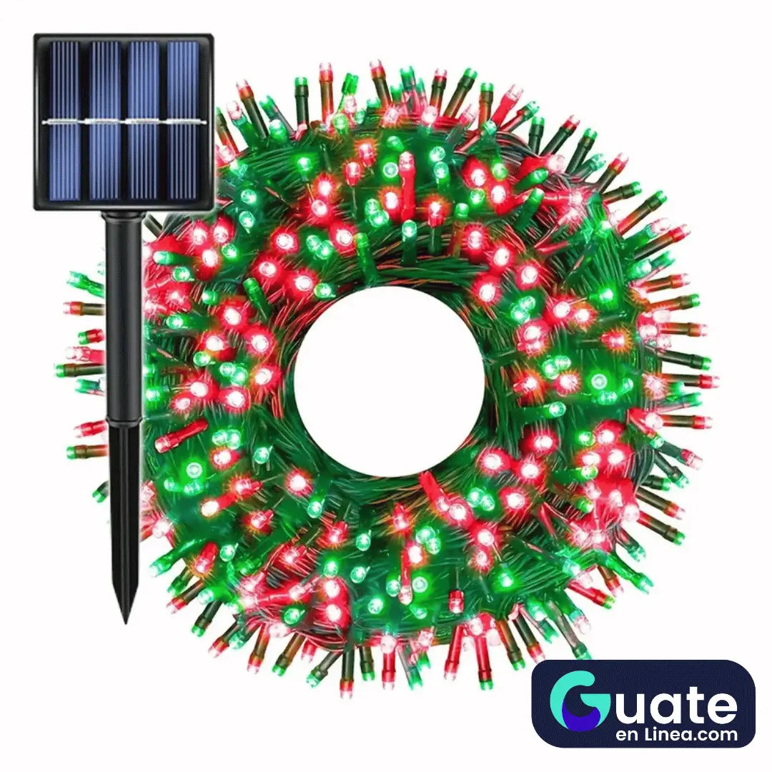 Kit de 100 Luces Solares Inalambricas Navideñas