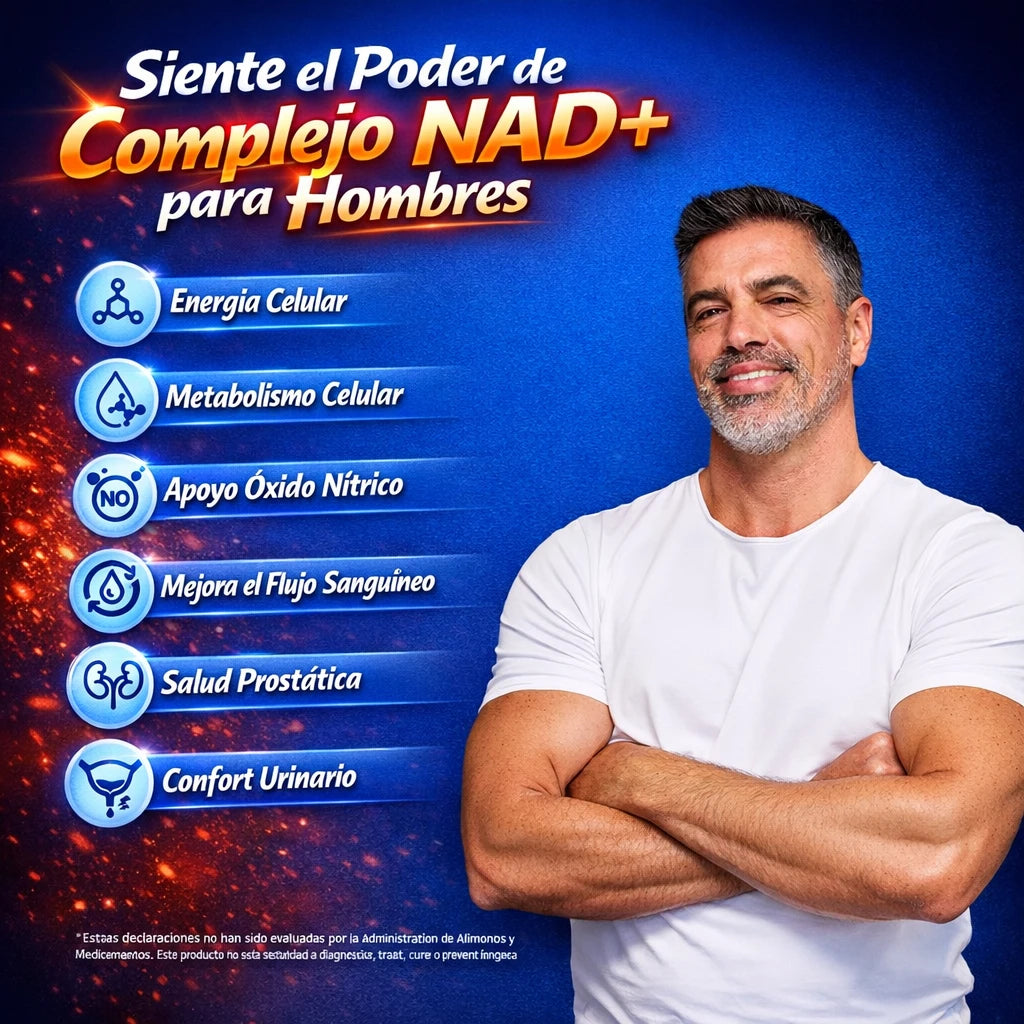 Solución natural para próstata, control urinario y rendimiento. 🍃💪🏼