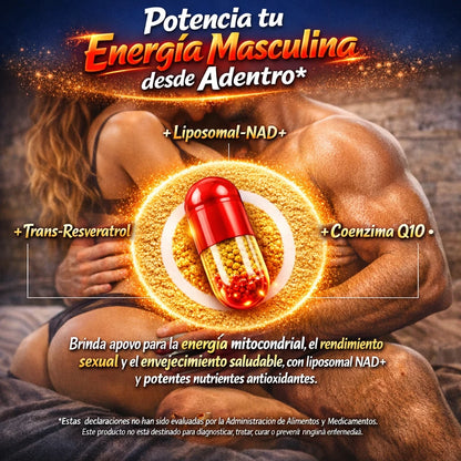 Solución natural para próstata, control urinario y rendimiento. 🍃💪🏼