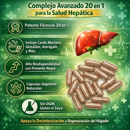 🌿 Limpieza Celular Profunda + Soporte Hepático Natural 💚