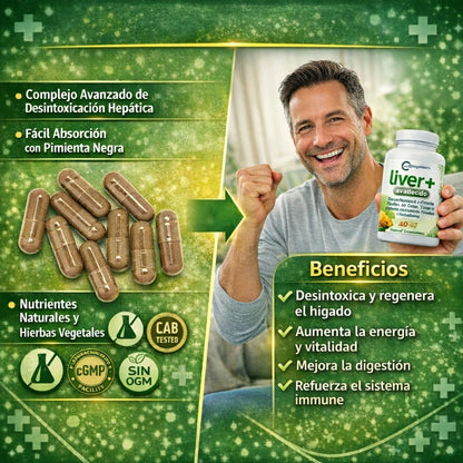 🌿 Limpieza Celular Profunda + Soporte Hepático Natural 💚