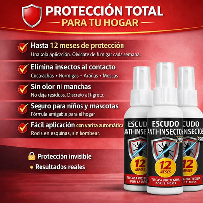 🏡 Tu casa libre de insectos. Por 12 meses. Con una sola aplicación🪳