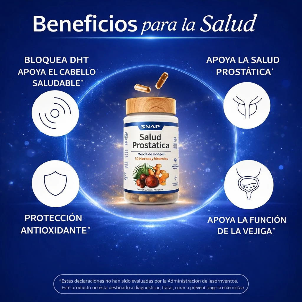 🌿 Soporte Natural para la Salud de la Próstata y Función Urinaria✨