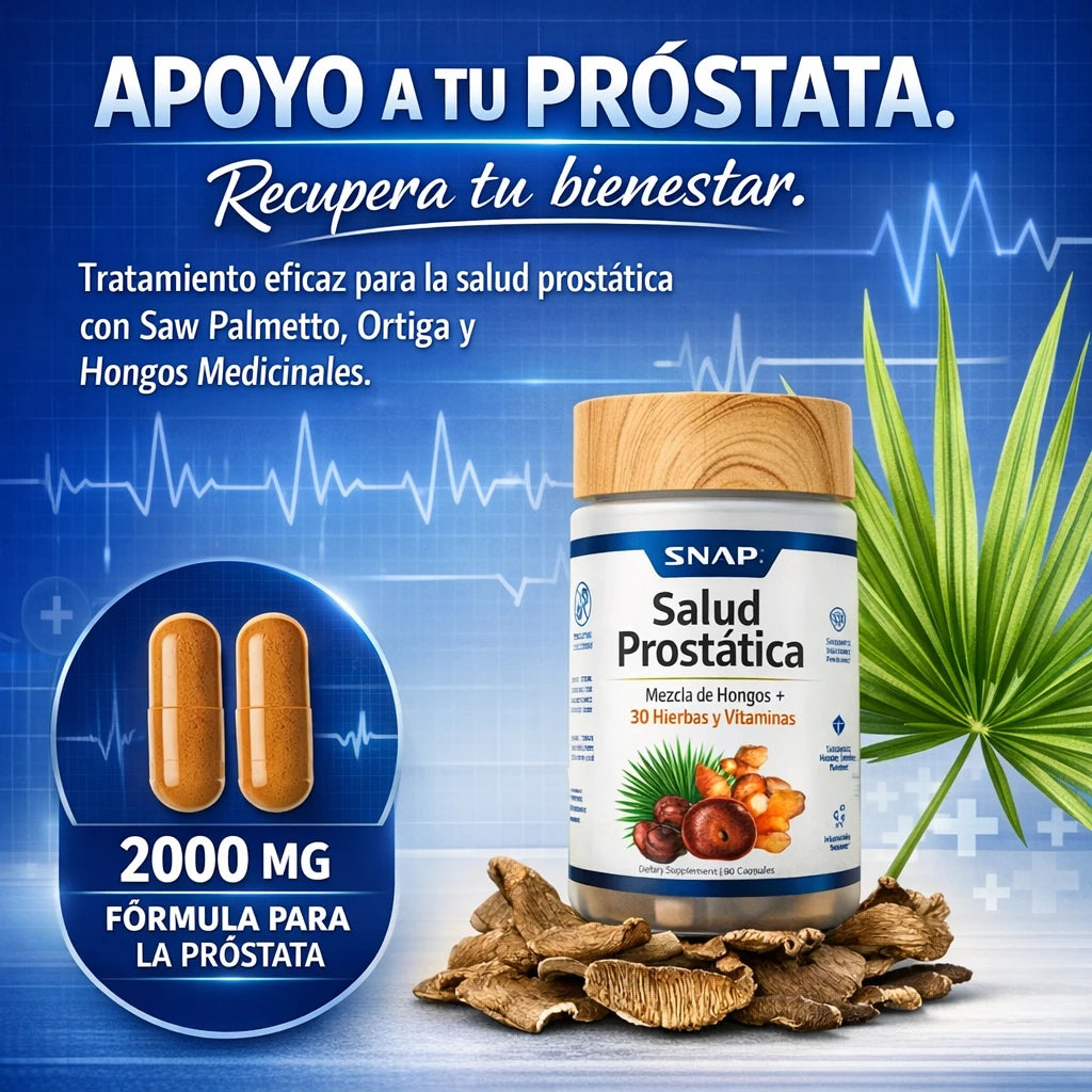 🌿 Soporte Natural para la Salud de la Próstata y Función Urinaria✨