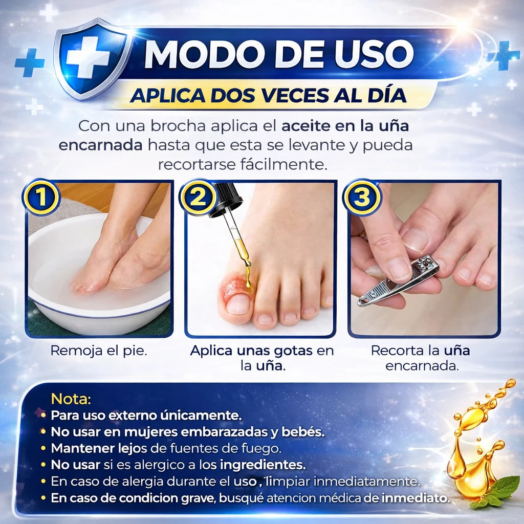 🦶 ¡Alivio Inmediato para Uñas Encarnadas y Paroniquia!