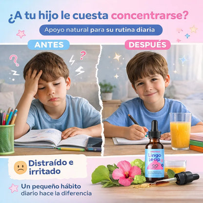🌿 Suplemento Natural de Atención y Enfoque para Niños 👦🏻