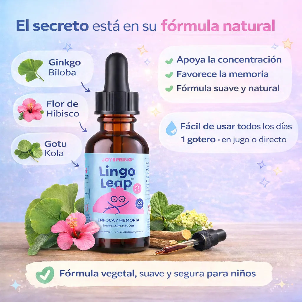 🌿 Suplemento Natural de Atención y Enfoque para Niños 👦🏻