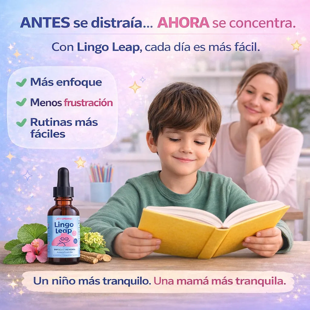🌿 Suplemento Natural de Atención y Enfoque para Niños 👦🏻