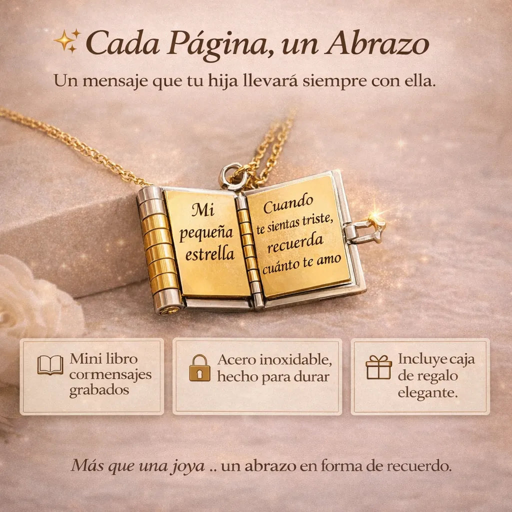 💝 My Little Star™ – El Collar que Guarda Tu Amor 📖✨