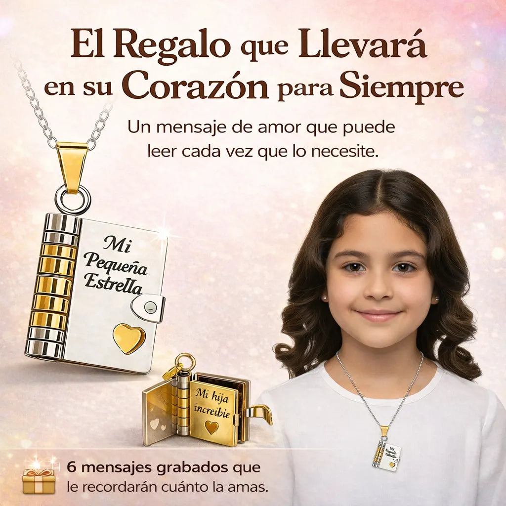 💝 My Little Star™ – El Collar que Guarda Tu Amor 📖✨