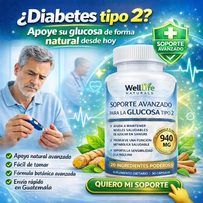💥¿Diabetes tipo 2? Apoye su glucosa de forma natural desde hoy.