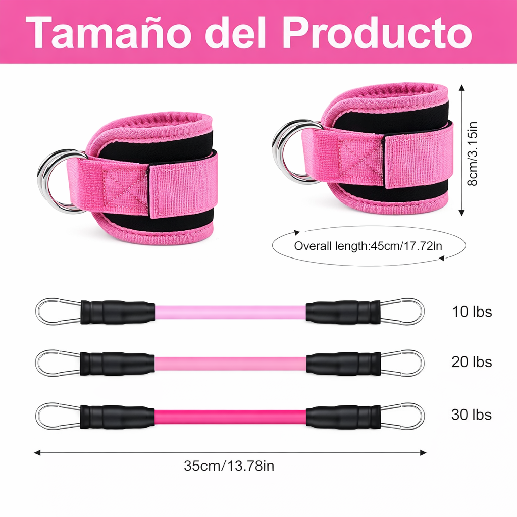 Bandas de Resistencia para Tobillo