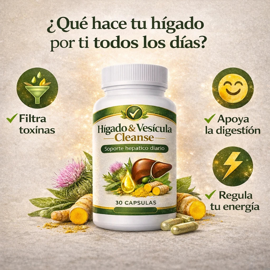 🌿 Detoxifica tu cuerpo desde el origen: tu hígado 💧