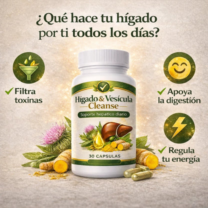 🌿 Detoxifica tu cuerpo desde el origen: tu hígado 💧