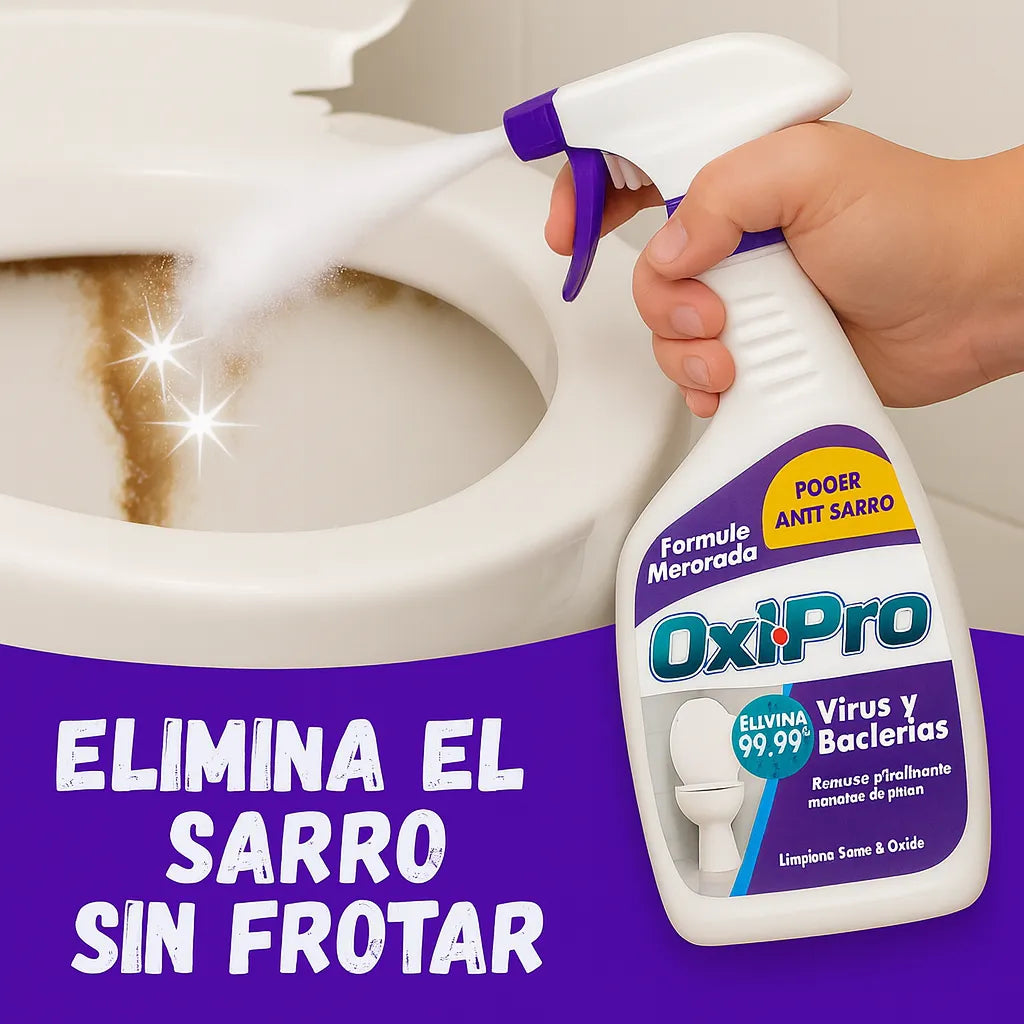 🧼 Oxipro – Elimina sarro, óxido y suciedad al instante 💥