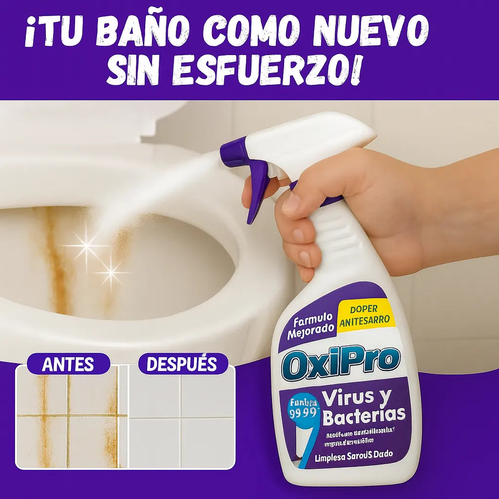 🧼 Oxipro – Elimina sarro, óxido y suciedad al instante 💥