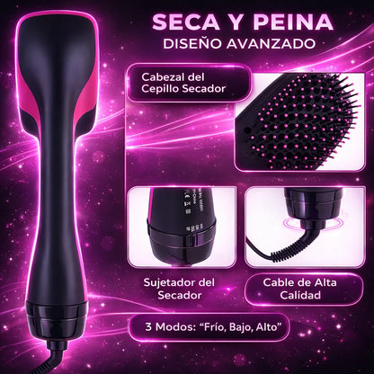 🌟 HairBeauty 3 en 1™ – Seca, alisa y da forma SIN dañar tu cabello