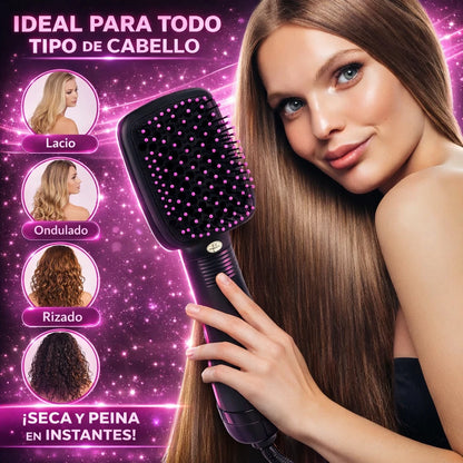 🌟 HairBeauty 3 en 1™ – Seca, alisa y da forma SIN dañar tu cabello