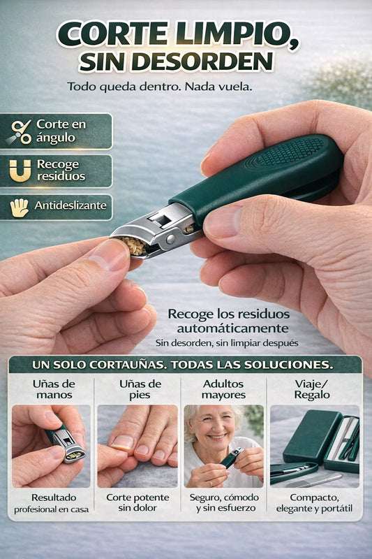 ✂️ ProClip™ – Ángulo inclinado para cortes más seguros ✔️