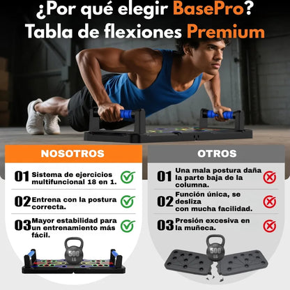 💪 BasePro – Tonifica pecho, brazos y abdomen en minutos ⏱️