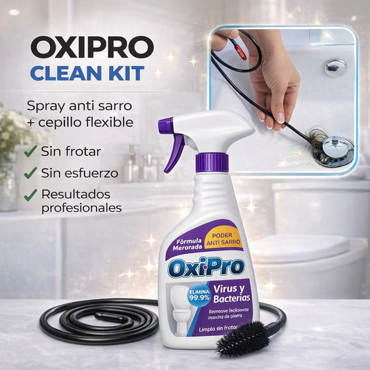 SPRAY OXIPRO + CEPILLO LIMPIADOR