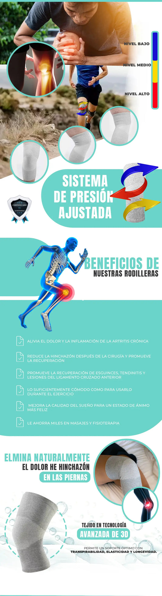 Rodilleras de Compresion